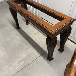 Console Table With Glass Top