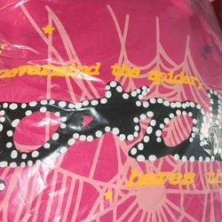 Pink Large Spyder Hoodie New With Tag