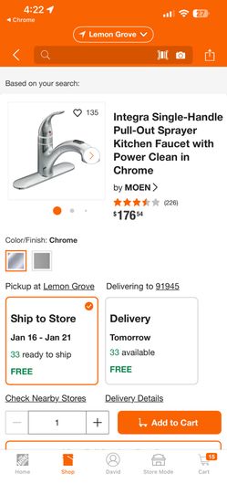 Moen Kitchen Faucet