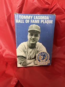 Tommy Lasorda Hall Of Fame Plaque
