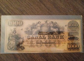 1800s Civil War Currency