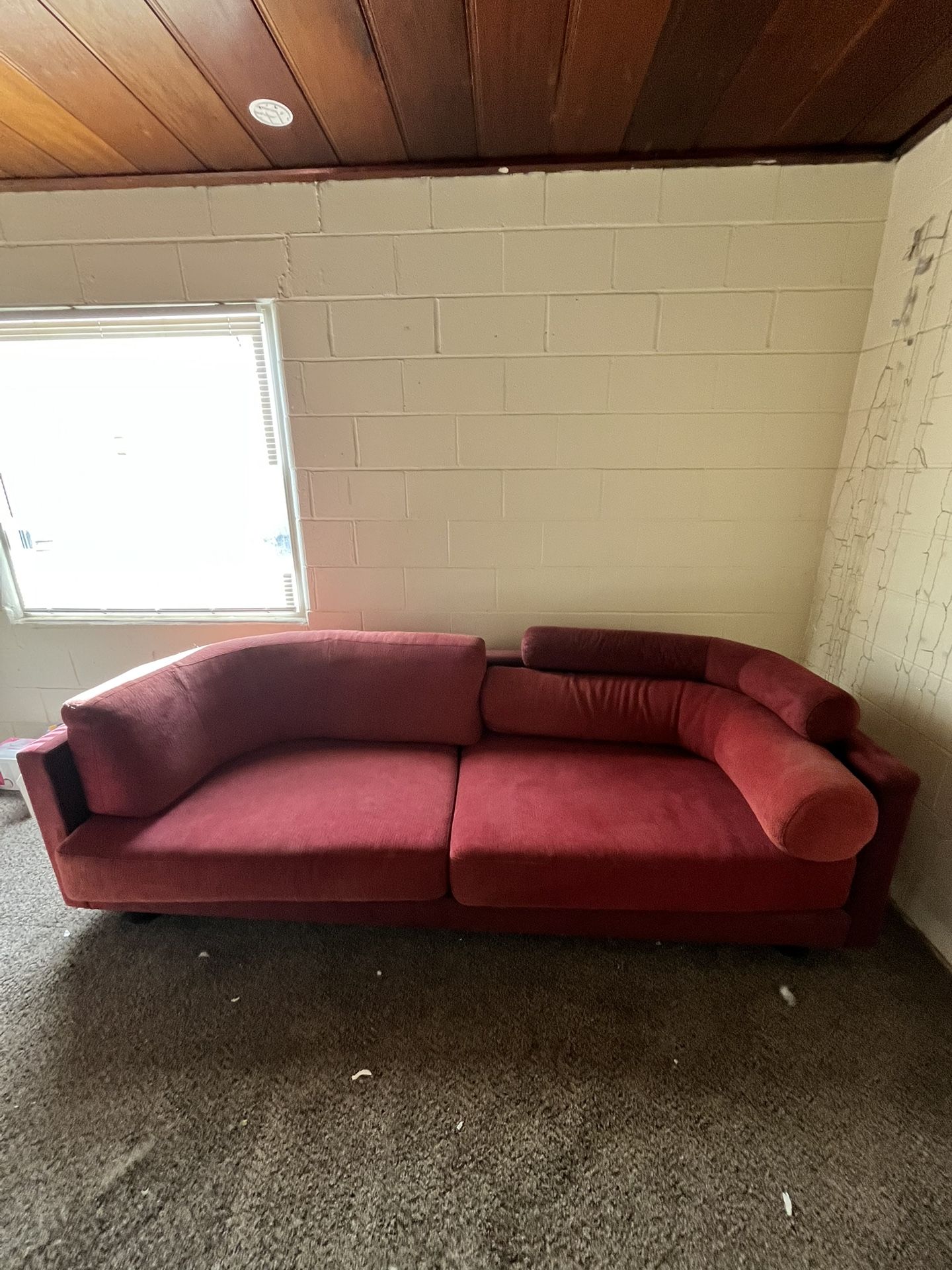 Red Designer Couch