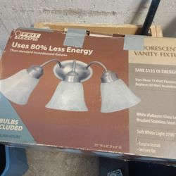 Brand New Light Fixture Bathroom