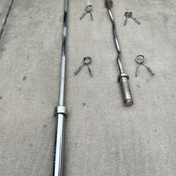 Olympic Barbells And Clips 