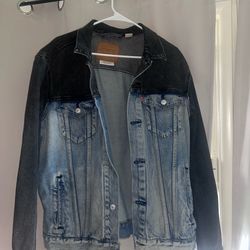 Levi Denim Jean Jacket 2-tone Black/Blue