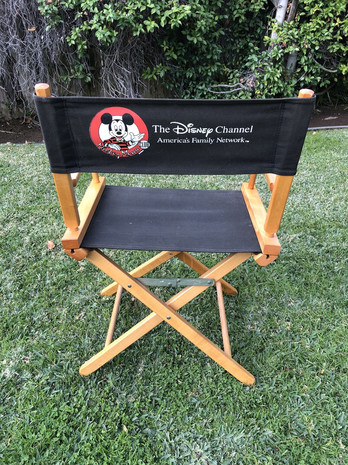 Collectible Mickey Mouse Club Disney Channel Directors chair