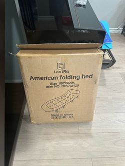 Folding bed - new!!!