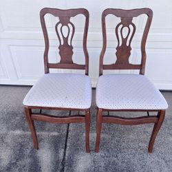 Vintage STAKMORE FOLDING CHAIRS 