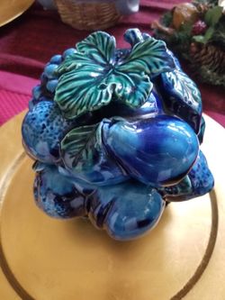 Vintage Inarco Mood indigo candy dish from 1960