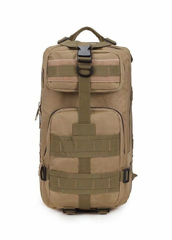 Khaki Tactical Backpack 30L - New