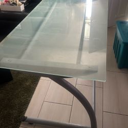 Glass Desk 