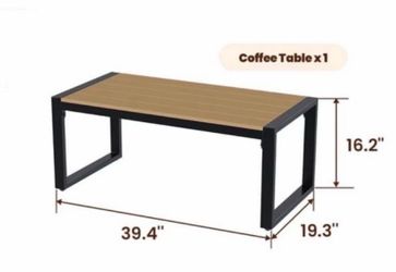 Outdoor coffee table