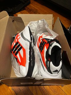Adidas Sneakers White Orange Black