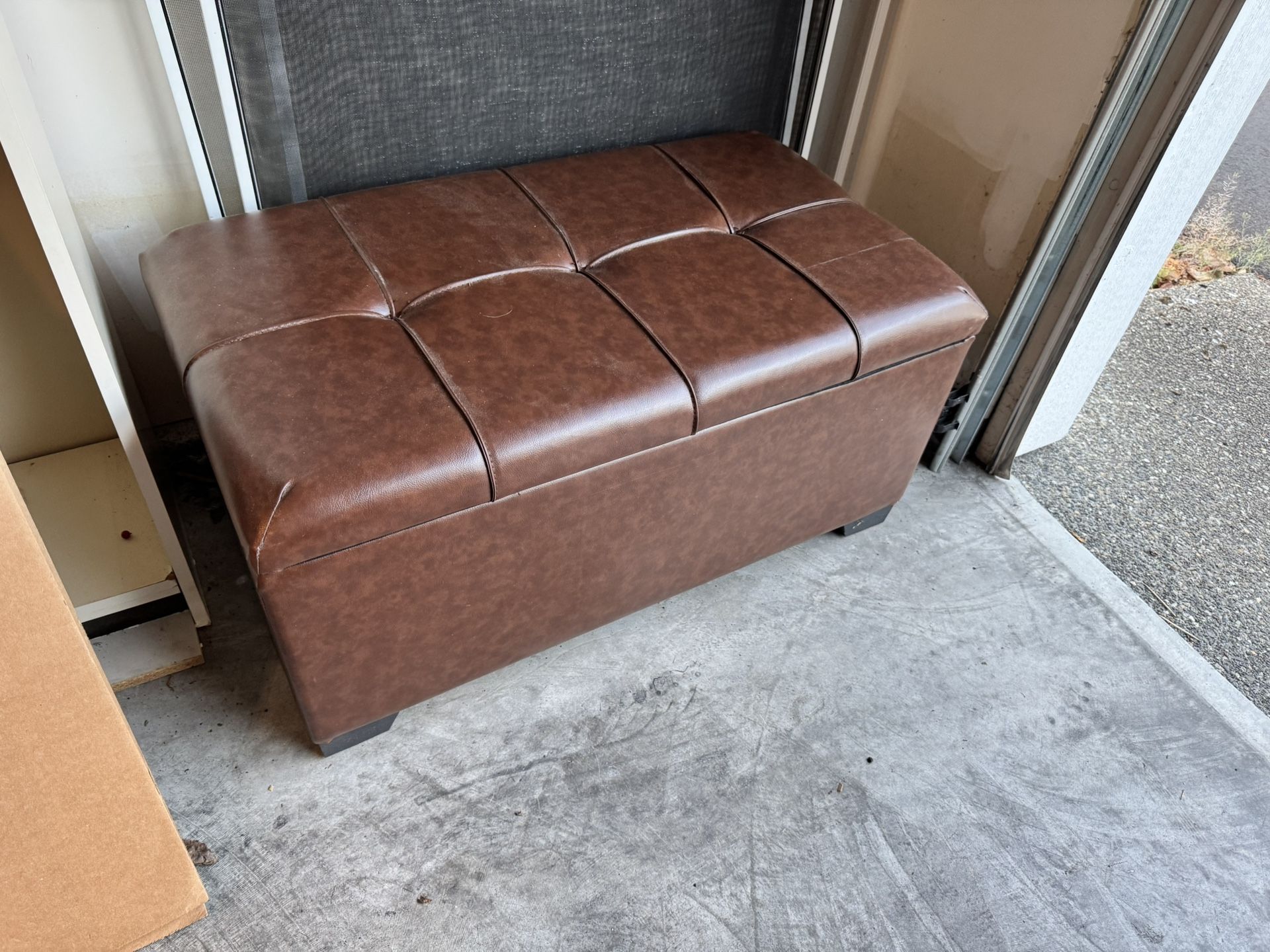 Faux Leather Trunks/ottomans