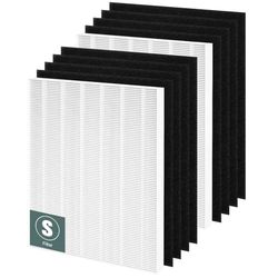 Winix C545 HEPA Filters (2) And Carbon Filters (8)