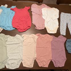 Infant Girls Clothes (9 Months, Carter’s and Okie Dokie Brands)