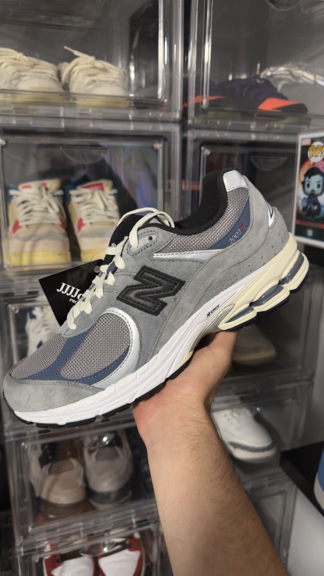 New Balance JJJound Storm Blue 2002r