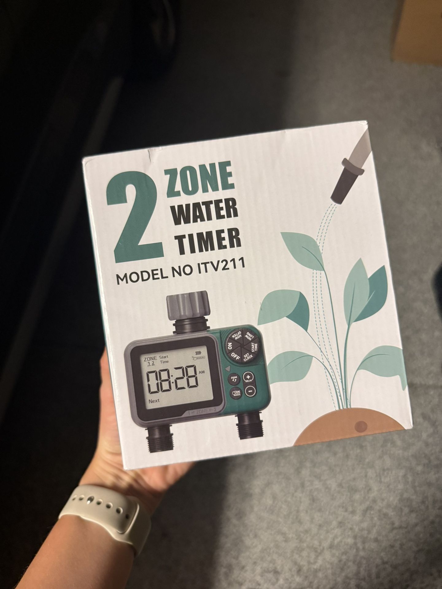 2 Zone Water Timer Sprinkler