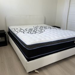 Queen Size Mattress Pillow Top 12” Thick 🔥 All Sizes Available 🔥 New Mattress In A Plastic Sealed 🔥 Delivery Available