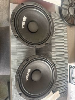 (2) DS18 midrange 6.5 speakers & grill