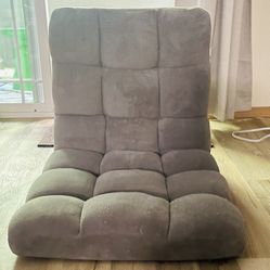 Official Microplush Loungie Recliner Chair (5 Settings) (Grey)
