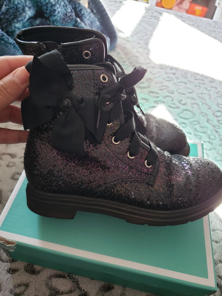 Girls Jojo siwa rainbow glitter size 12 boots