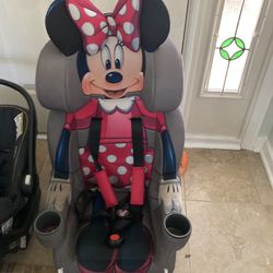 Toddler Minnie Mouse Car Seat & Graco Infant Car Seat