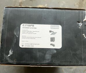 New ESNBIA Matte Black Shower System