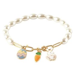 NEW Pearl Easter Charm Bracelet 