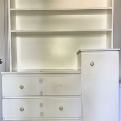 Kids Dresser & Hutch Combo - $80