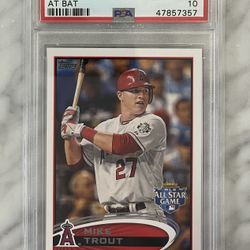 2012 Topps Update #US144 Mike Trout PSA 10 RC Rookie Angels