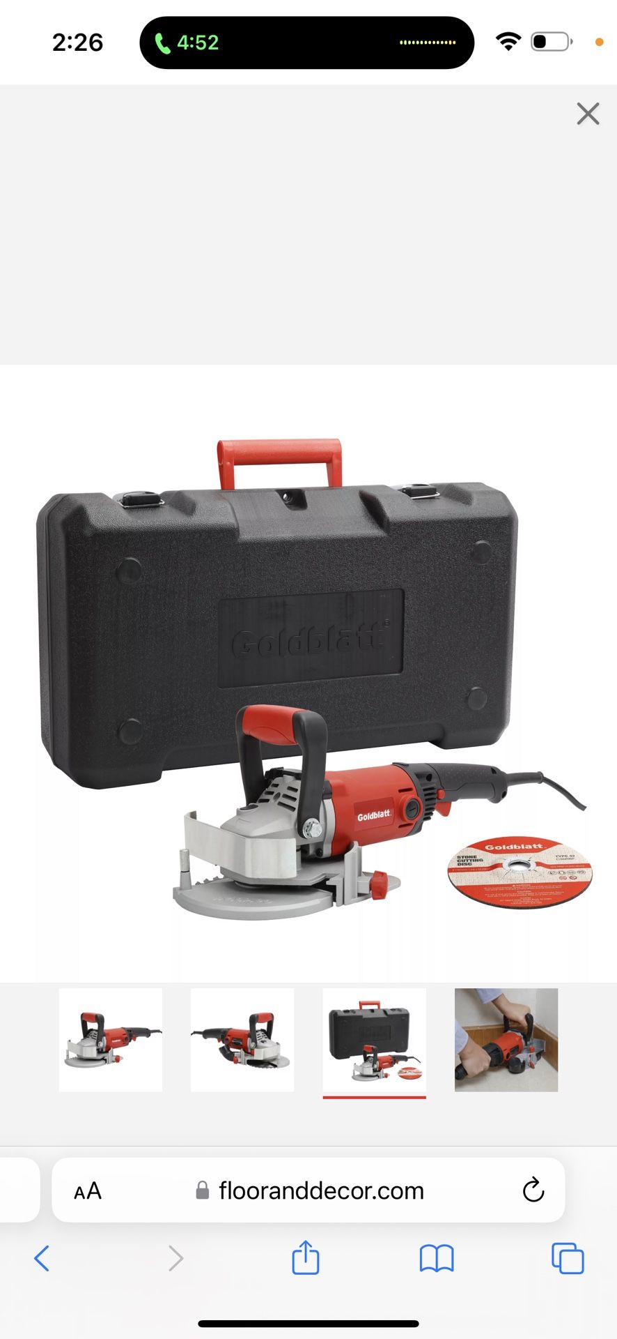 GOLDBLATT DOOR JAM SAW