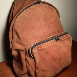 Eastpak Vintage Leather Backpack 