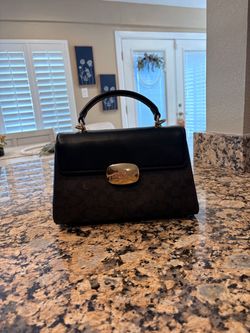 Coach Leather bag Black & Brown