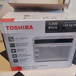 Toshiba Window Air Conditioner Brand New. 