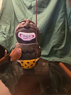 Wooden warrior doll