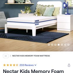 Nectar Kids Memory Foam Twin Mattress