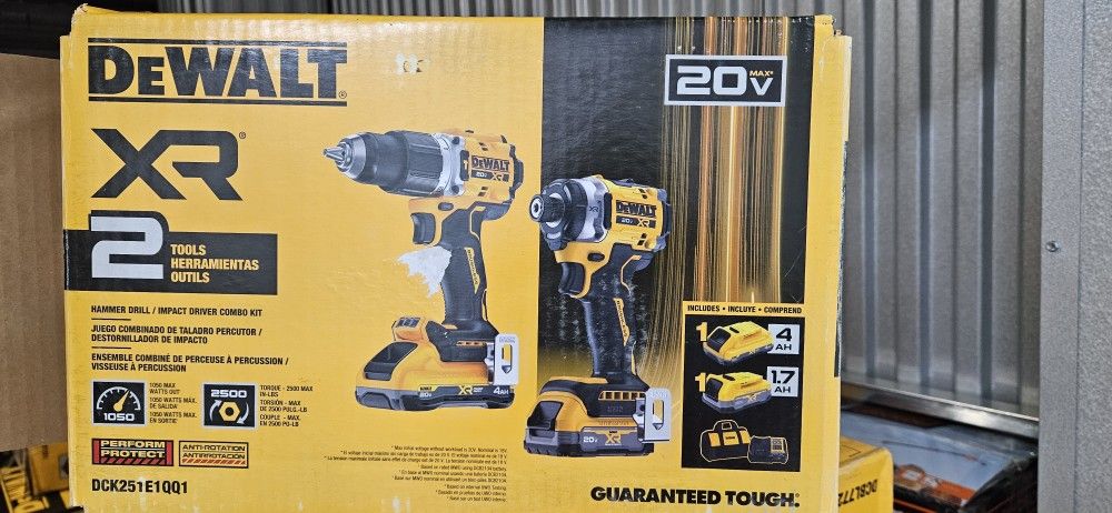 DeWalt 20V MAX Brushless 2-Tool Combo (Tools only)