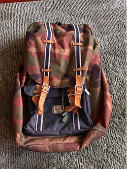 Used Herschel Camo Backpack