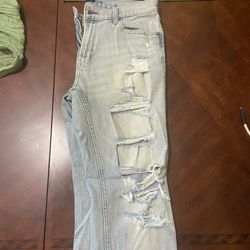 Hollister ripped jeans