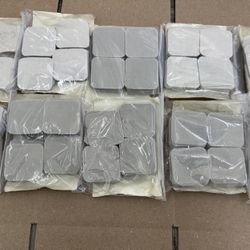 (10) packs Heat Seal Canvas Repair Patches, Gray , 2" x 2", 100pc. New old Stock