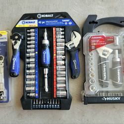 New KOBALT HUSKEY Hand tools  Lot