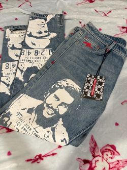 Asaali Jean Company Graphic Denim Jeans