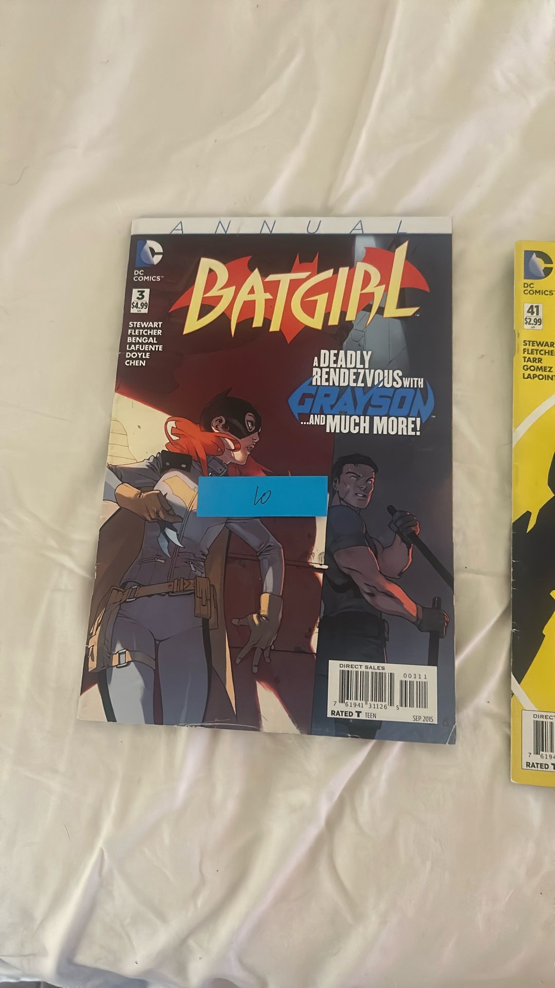DC comics that girl get both comic books