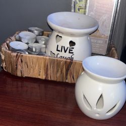 Wax warmers. 