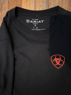 BLACK ARIAT LONG SLEEVE SHIRT