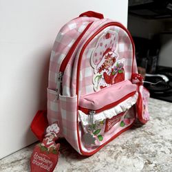 Strawberry shortcake 10”5 backpack with coin purse