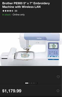 Brother PE900 Embroidery Machine