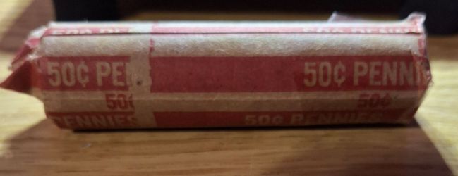 Lincoln Wheat Cent Penny Roll