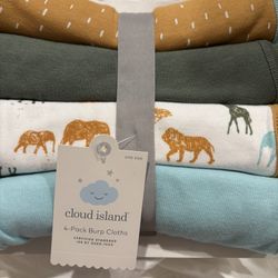 Cloud Island Burp Cloths For Baby